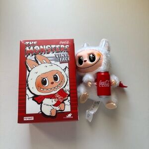 𐙚 Pop Mart X The Monsters: Coca-Cola Series Vinyl Face Blind Box Plush Keyring